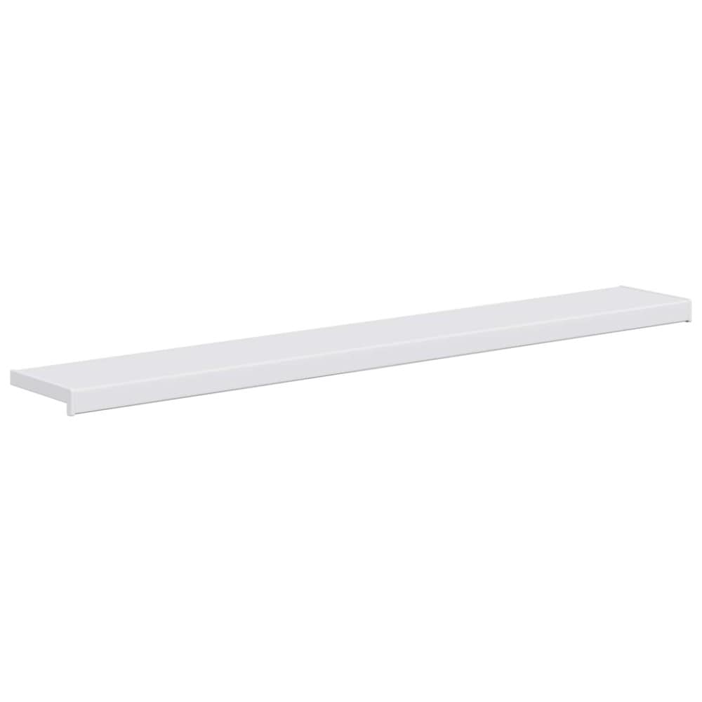 Fönsterbräda 140×20×4,5 cm / fönsterbänk i PVC med ändstycken – Vit