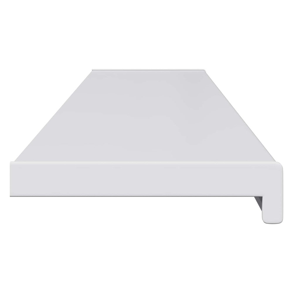 Fönsterbräda 140×20×4,5 cm / fönsterbänk i PVC med ändstycken – Vit