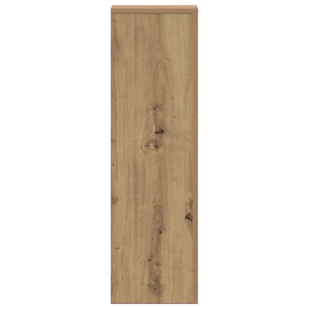 Blompelare 2-pack 25x25x80 cm - Artisan-ek / Växtpelare / Piedestaler för krukor