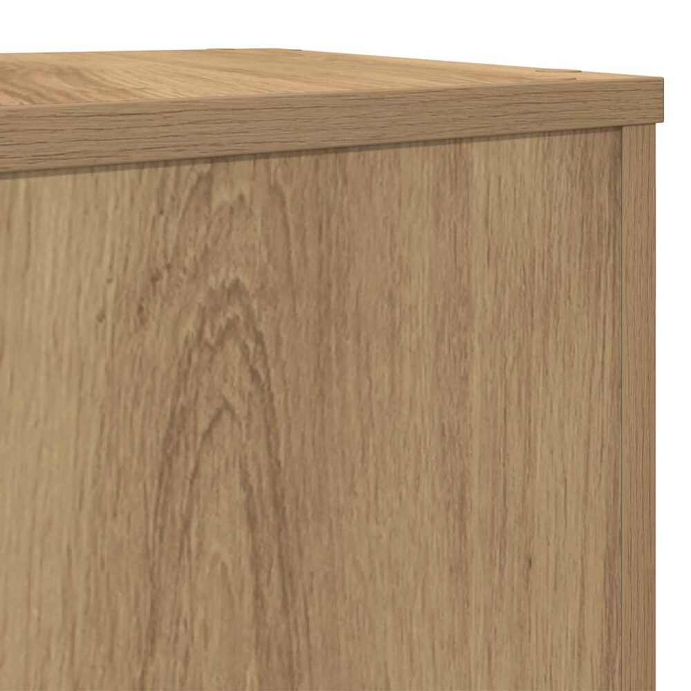 Blompelare 2-pack 25x25x80 cm - Artisan-ek / Växtpelare / Piedestaler för krukor