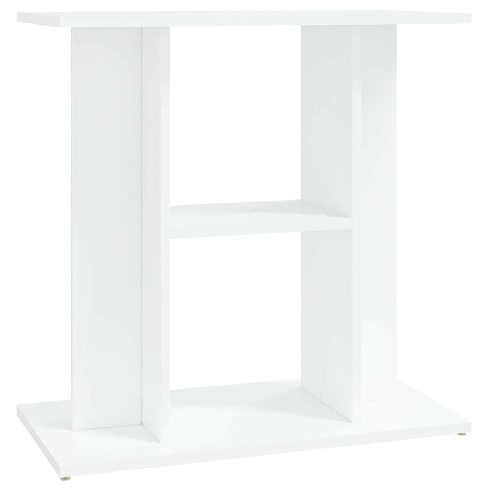 Akvariebänk 60x30x60 cm - Vit / Akvarieställ med hyllor / Akvariebord med förvaring