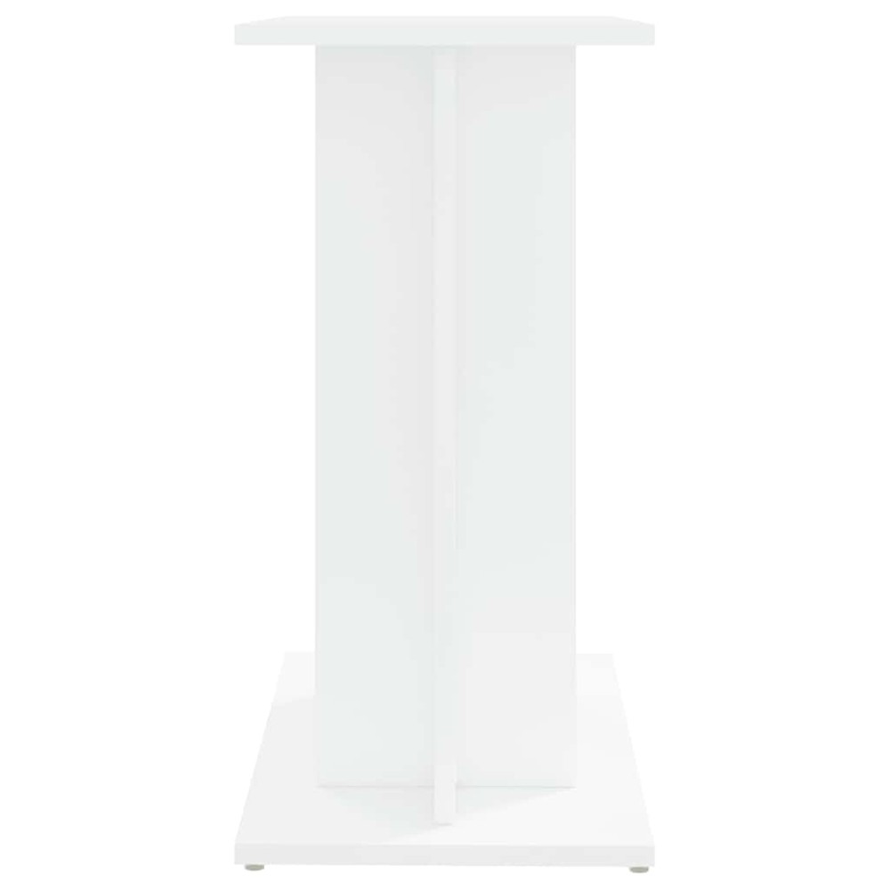 Akvariebänk 60x30x60 cm - Vit / Akvarieställ med hyllor / Akvariebord med förvaring