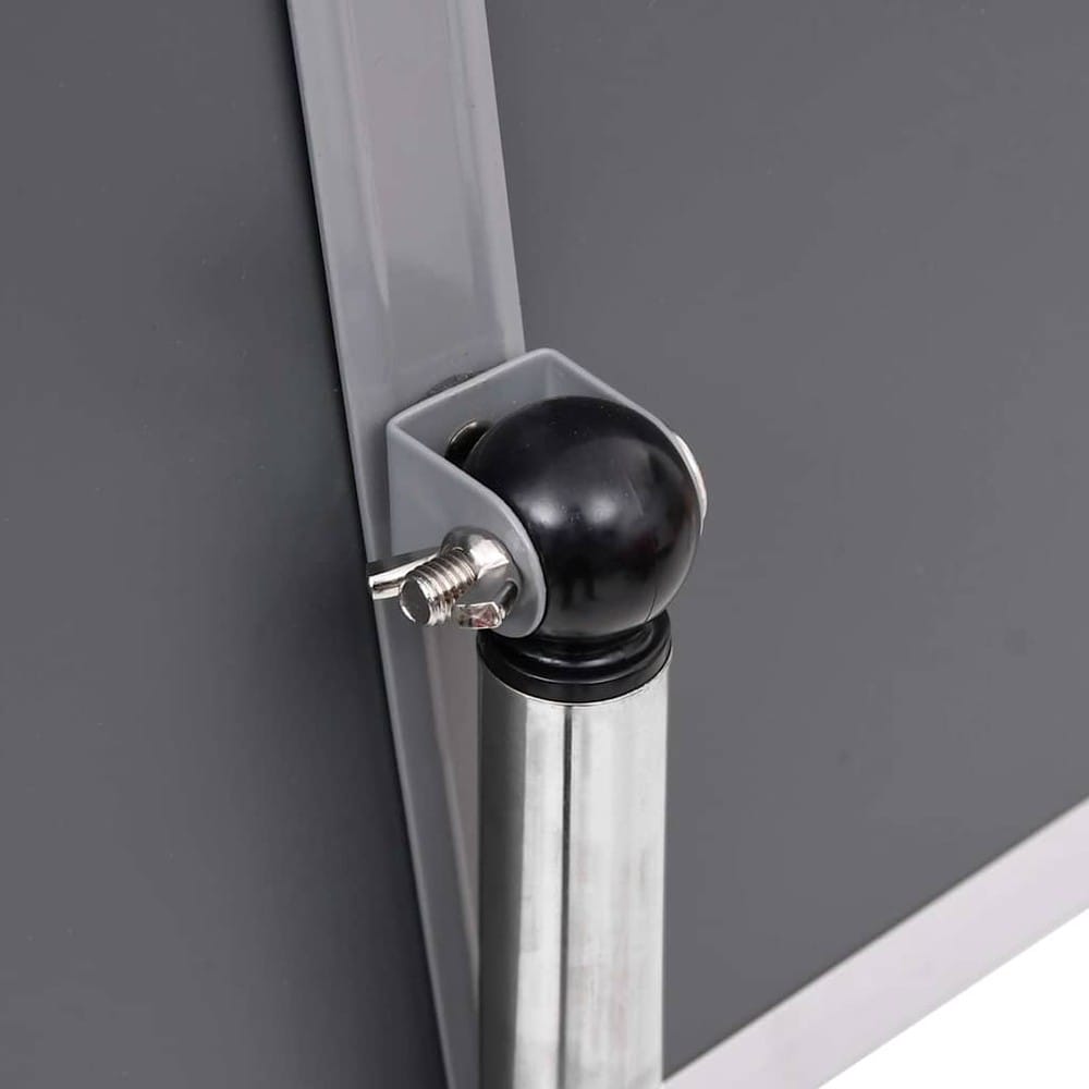 Affischställ A3 på fot i aluminium - Silver / Skyltstativ / Golvstående posterhållare