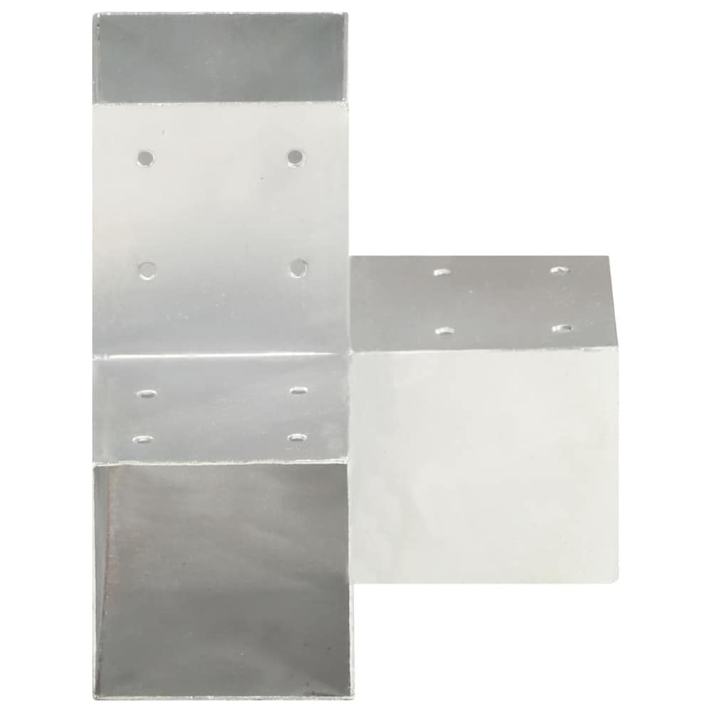 Y-formade stolpfästen 4-pack 91x91 mm / Trästolpskopplingar / Beslag för träbalkar