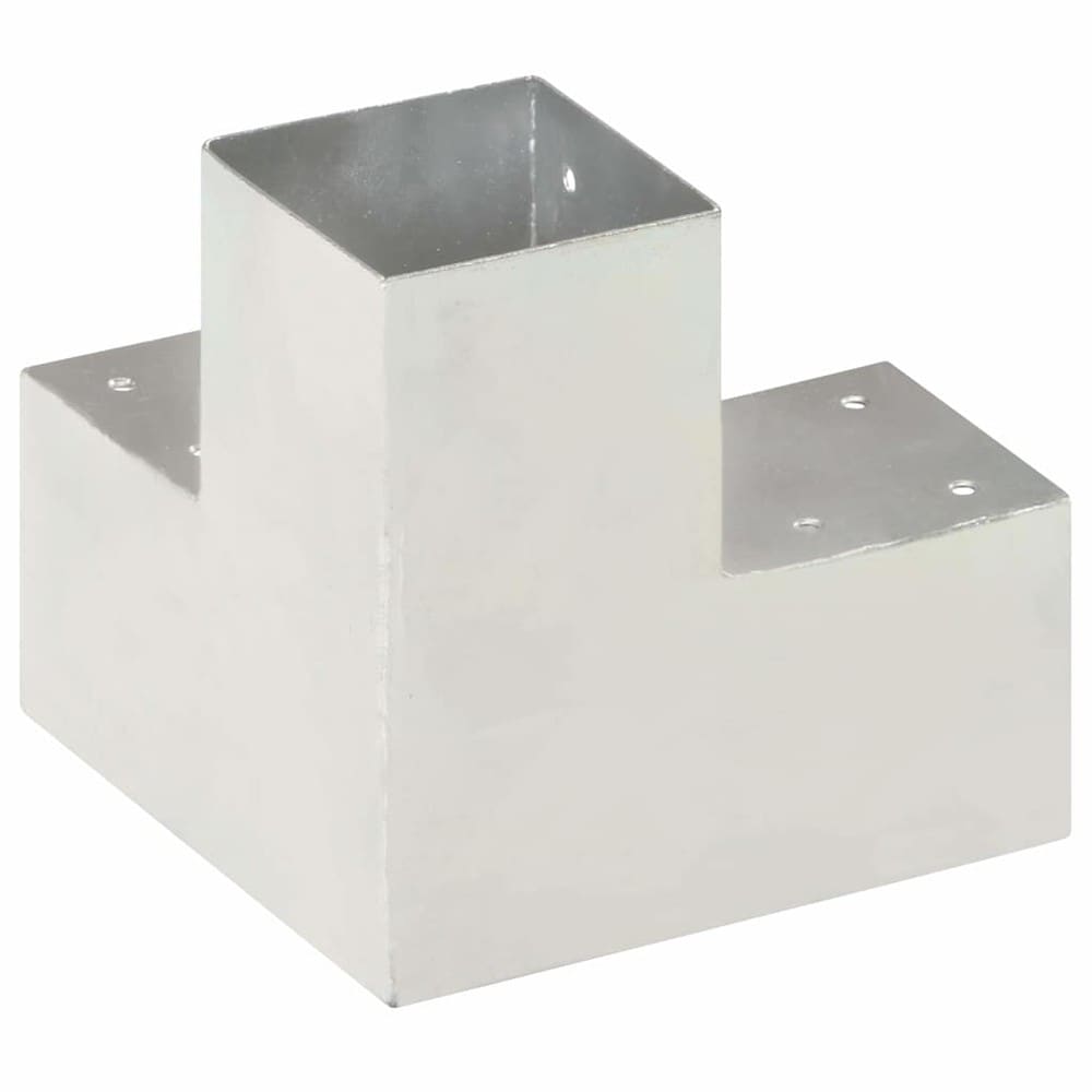 Y-formade stolpfästen 4-pack 91x91 mm / Trästolpskopplingar / Beslag för träbalkar