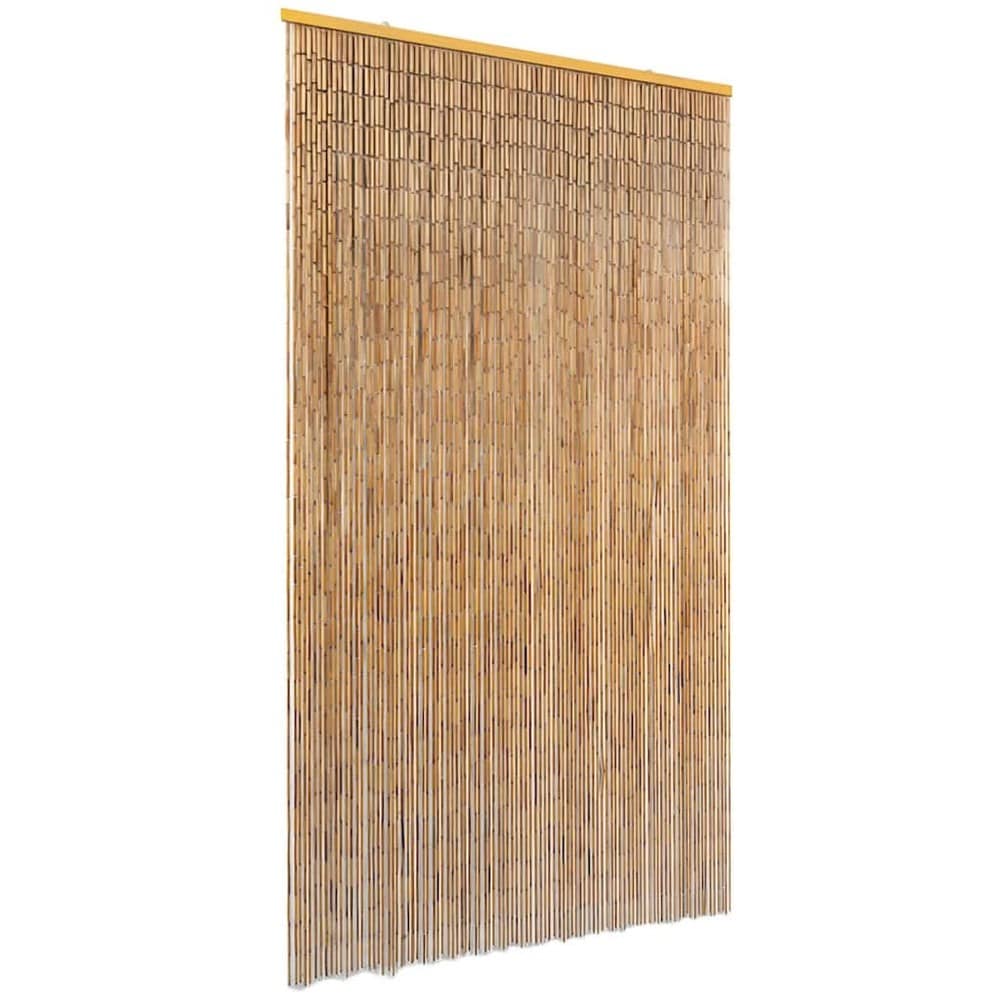 Insektsdraperi för dörr i bambu 100x200 cm / Dörrgardin i bambu / Bambudraperi