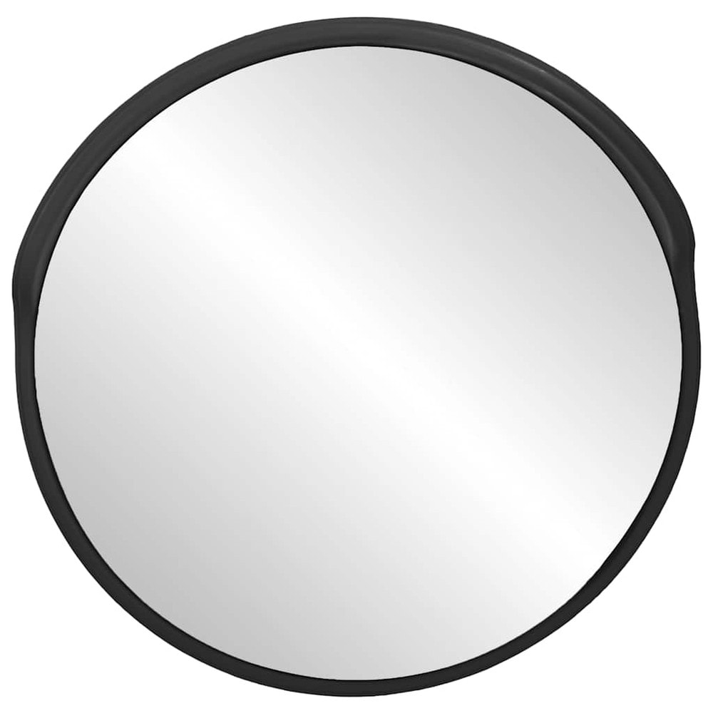 Konvex trafikspegel 30 cm / Riktbar utfartsspegel / Utomhusspegel med skyddstak