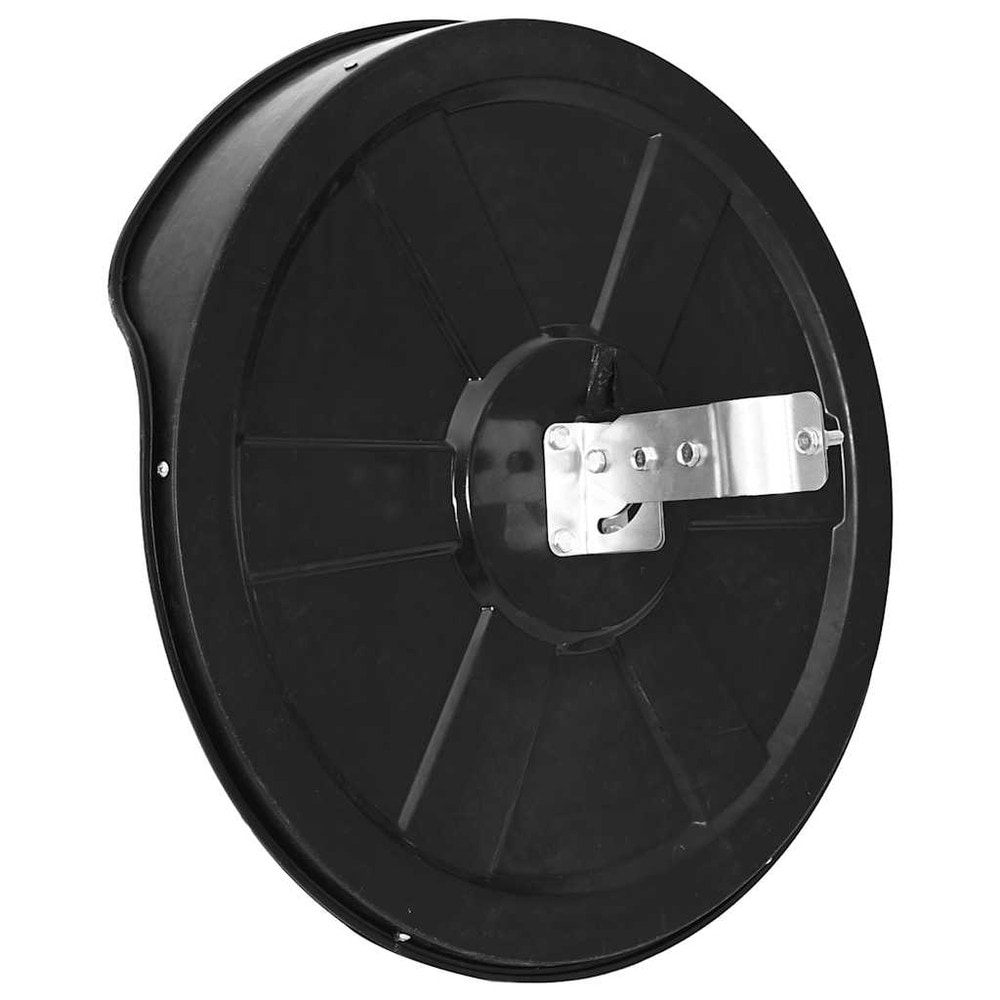 Konvex trafikspegel 30 cm / Riktbar utfartsspegel / Utomhusspegel med skyddstak