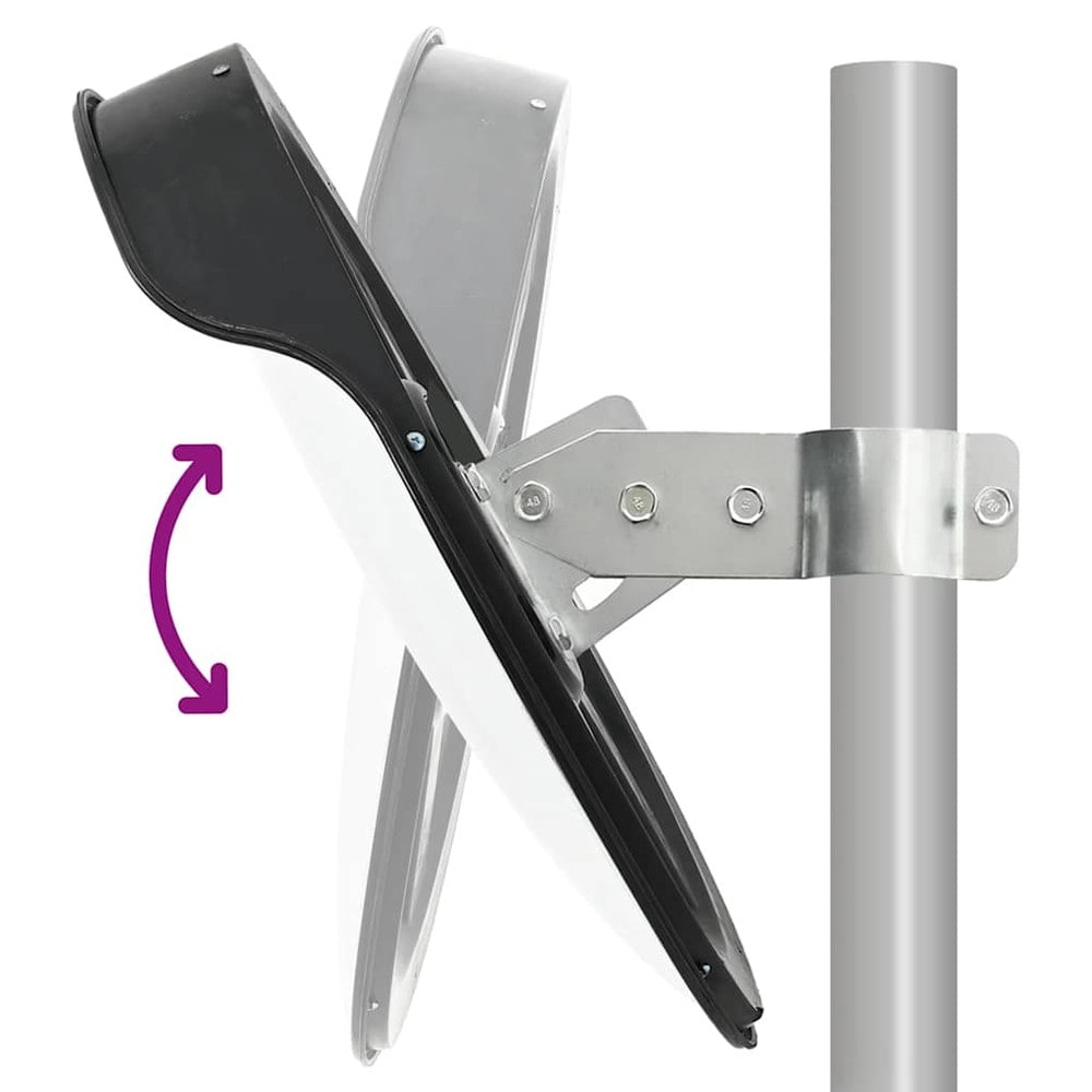 Konvex trafikspegel 30 cm / Riktbar utfartsspegel / Utomhusspegel med skyddstak