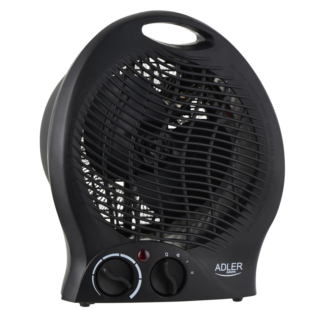 Adler värmefläkt 2000W / Portabel fläktvärmare med termostat / Elektrisk tillskottsvärmare