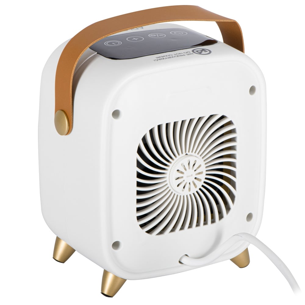 Adler keramisk värmefläkt 1000W med timer / Portabel keramikvärmare / Elektrisk rumsvärmare
