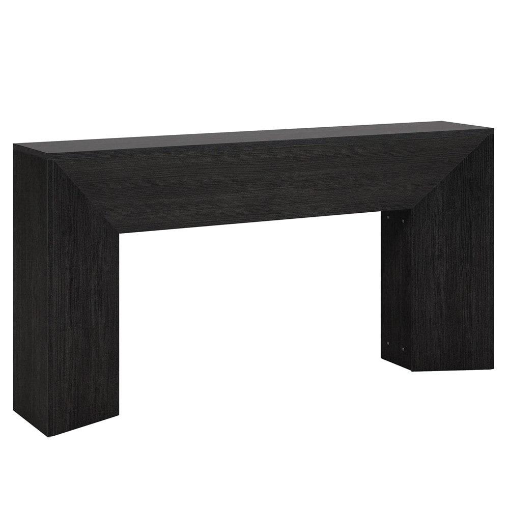 Smalt konsolbord 160cm - Svart / Avlastningsbord till hall / Konsolbord bakom soffa