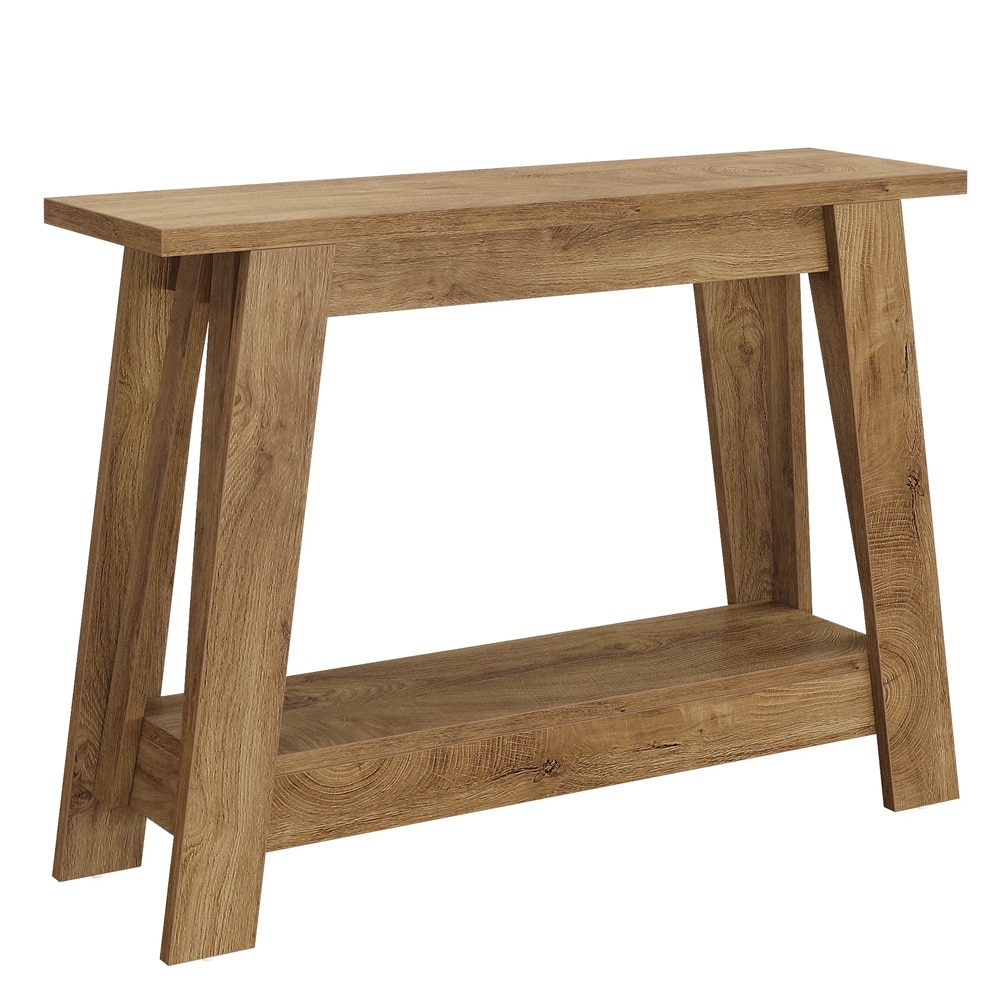 Konsolbord med 2 hyllplan 105cm / Avlastningsbord till hall / Smalt bord bakom soffa