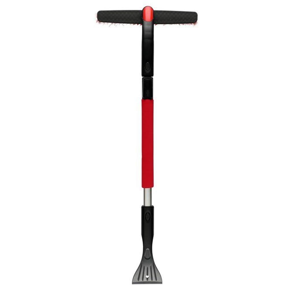 Carman Pidentyvä lumiharja 99–127 cm / Teleskooppinen autonharja / Jäänraaputin, jossa on harja