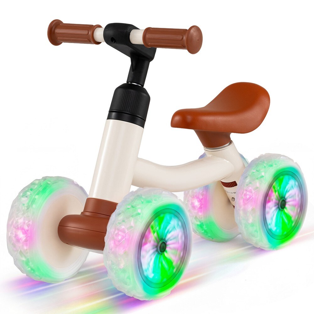 Springcykel för småbarn med justerbart styre och sadel - Vit / Balanscykel / Åkleksak
