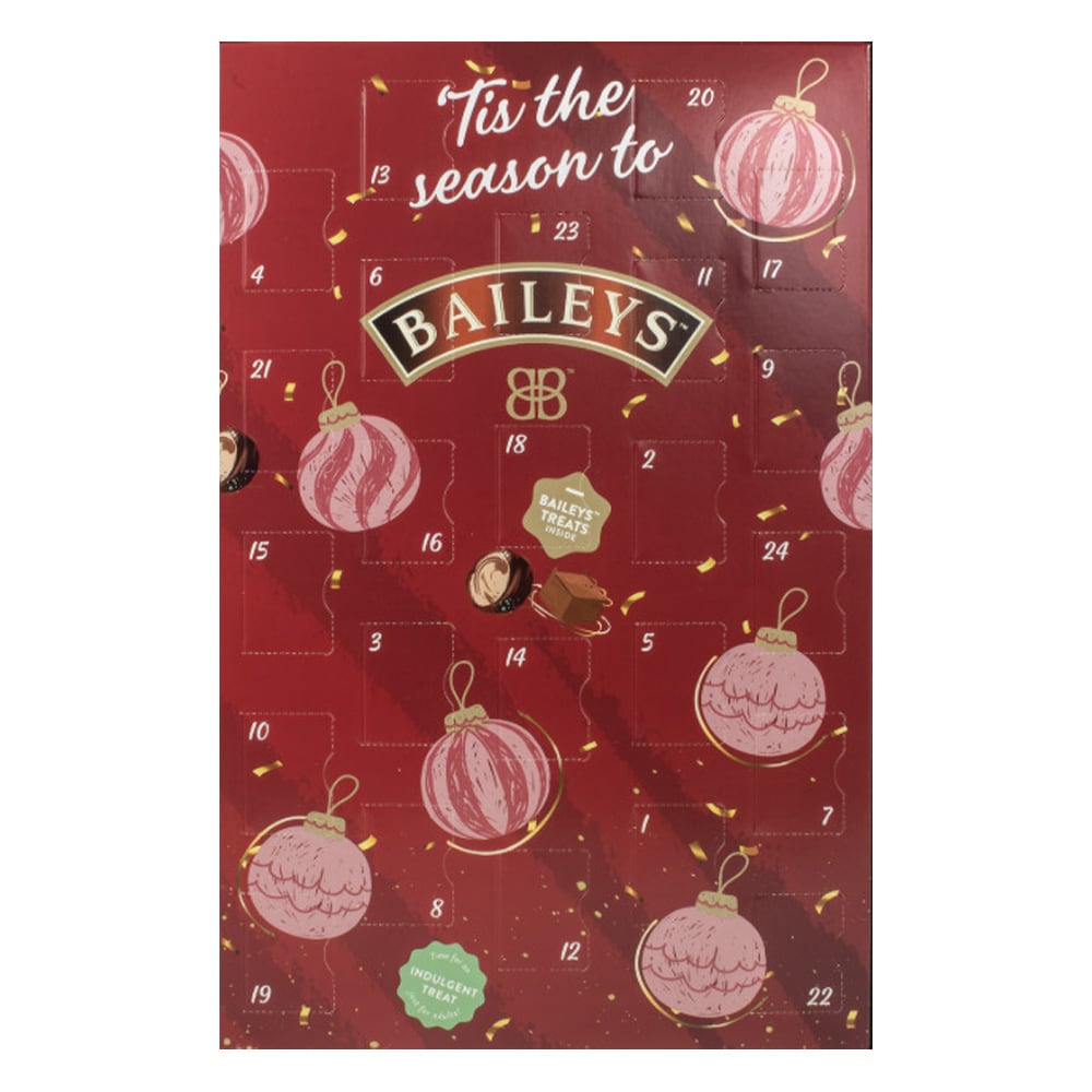 Baileys Adventskalender, 262 g / Likörchokladkalender / Julkalender med praliner och fudge