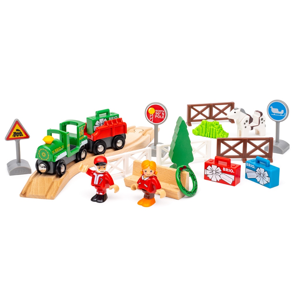 BRIO Adventskalender 2026 / BRIO World julkalender / Leksakskalender med tåg och figurer