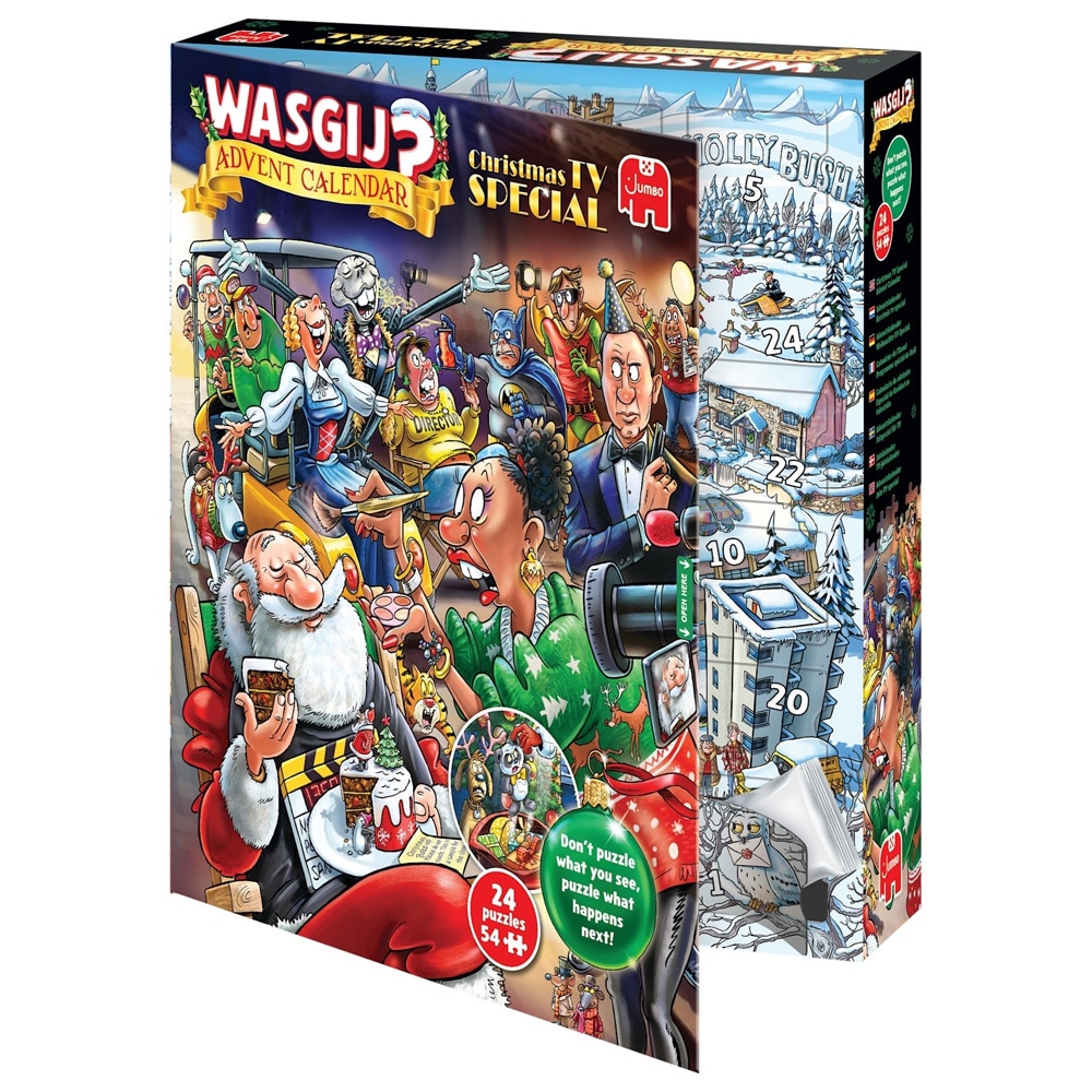Wasgij Christmas Adventskalender 2026 / Pusselkalender / Julkalender med minipussel