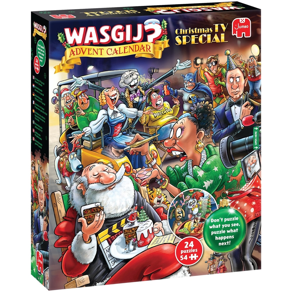 Wasgij Christmas Adventskalender 2026 / Pusselkalender / Julkalender med minipussel