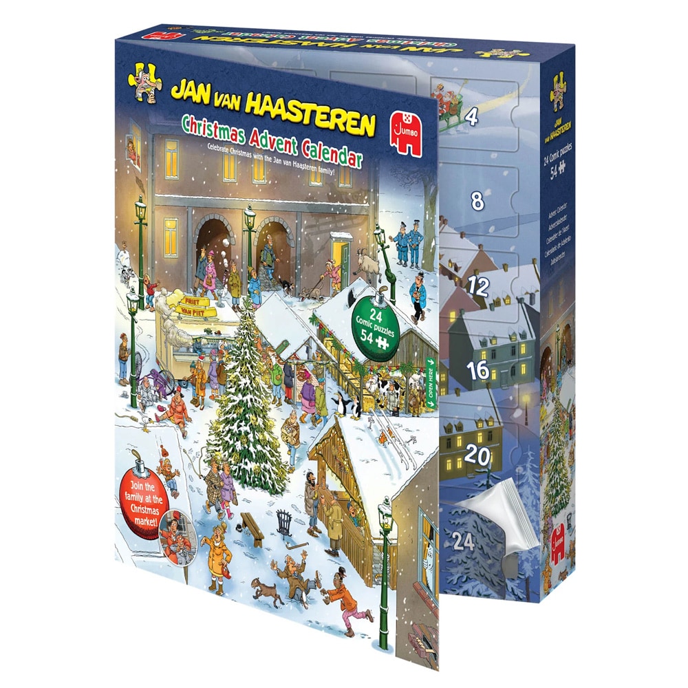 Jan van Haasteren Pussel Adventskalender 2026 / Pusselkalender / Julkalender med pussel