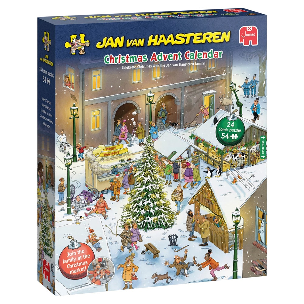 Jan van Haasteren Pussel Adventskalender 2026 / Pusselkalender / Julkalender med pussel