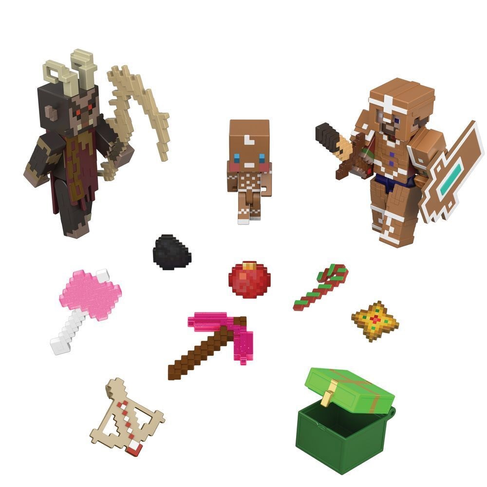 Minecraft Adventskalender 2026 / Julkalender med figurer / Leksakskalender med speltillbehör