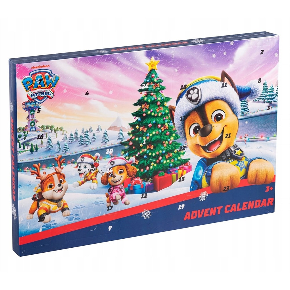 Paw Patrol Adventskalender / Julkalender med skrivtillbehör / Kreativ barnkalender