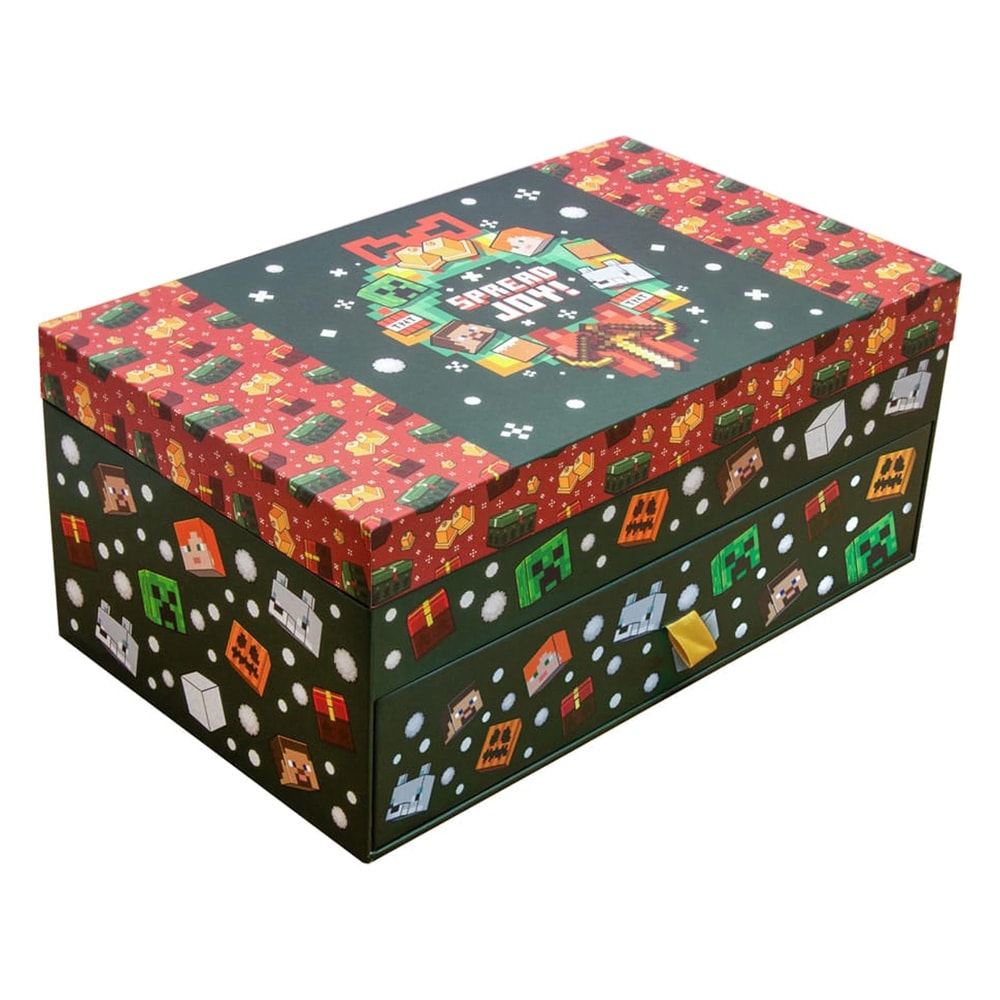 Minecraft Keepsake Box Adventskalender / Minecraft julkalender / Presentkalender med förvaring