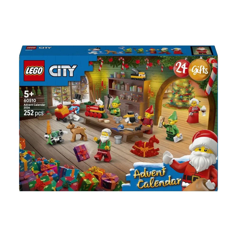 Lego Lego City Adventskalender / LEGO julkalender med byggsatser / Byggkalender med figurer