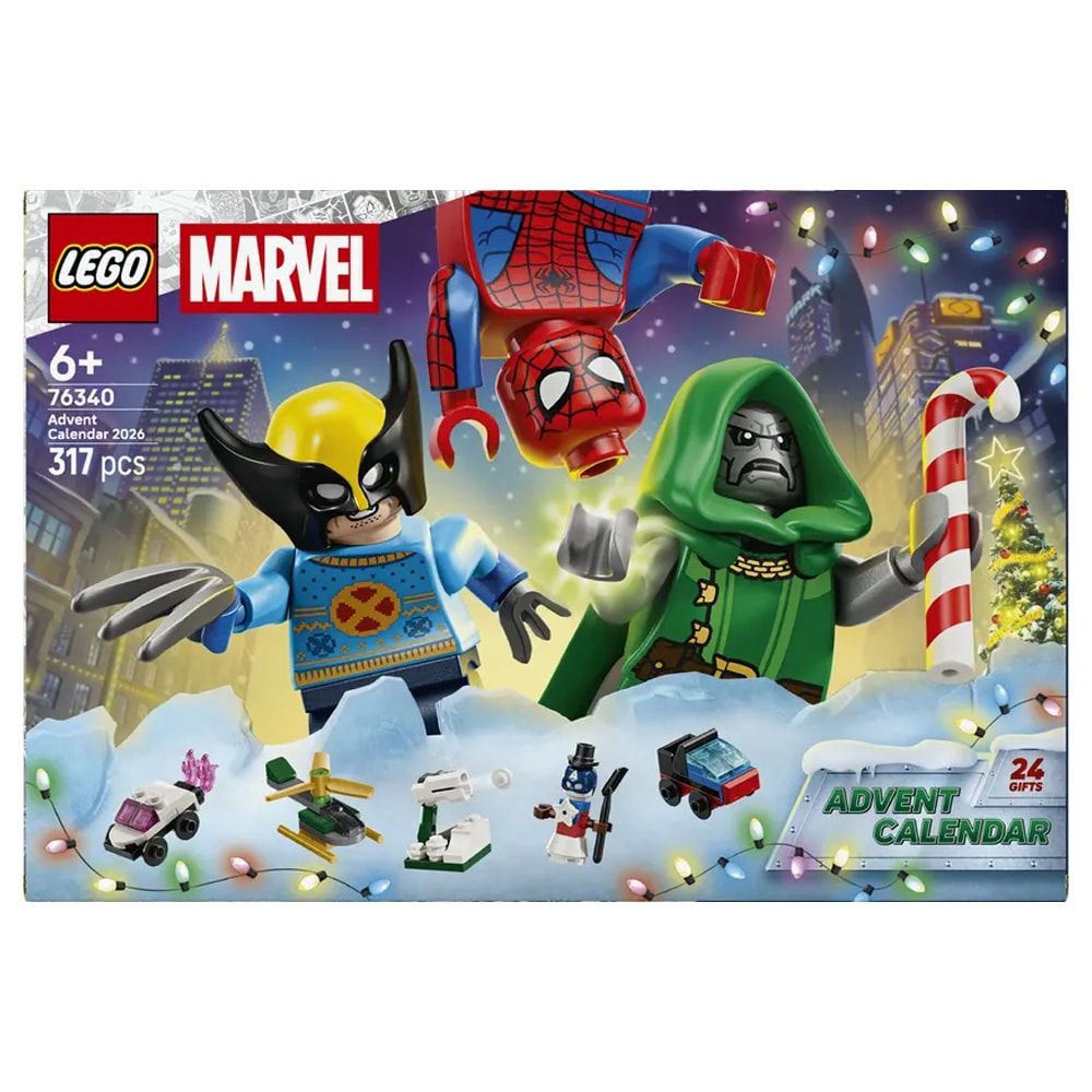 Lego Super Heroes Adventskalender / Marvel julkalender med byggsatser / Superhjältekalender