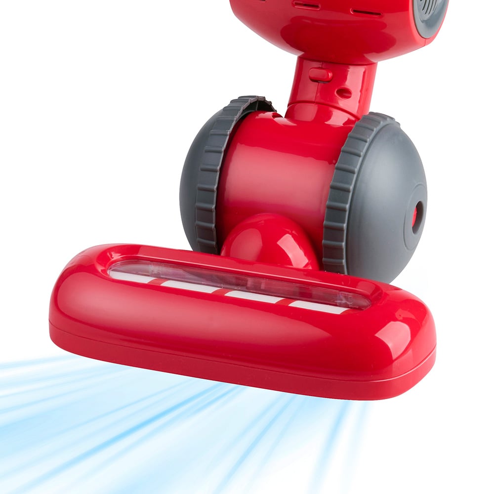 Leksaksdammsugare Dirt Devil 70 cm / barndammsugare med sugfunktion och ljud – Röd
