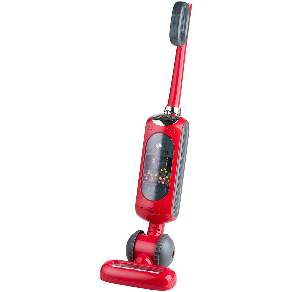 Leksaksdammsugare Dirt Devil 70 cm / barndammsugare med sugfunktion och ljud – Röd