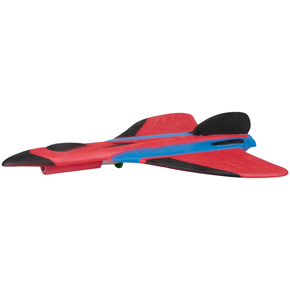 Flygplan med launcher Eddy Toys / skumflygplan med flygplanskatapult för utomhuslek – Assorterad