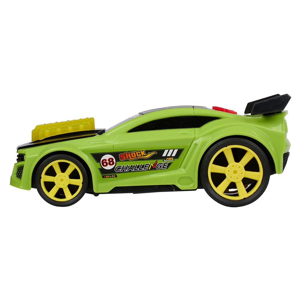 Racerbil Eddy Toys 17 cm / leksaksbil med ljus och ljud / sportbil med spoiler – Assorterad