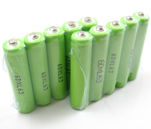10-Pack AAA Batterier 600 mAh