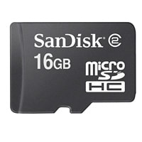 16GB SanDisk MicroSDHC Class 4