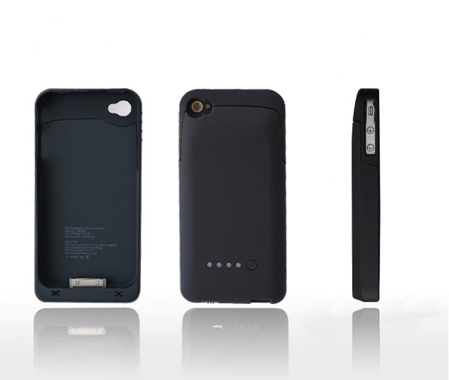 Slimmat externt batteri till iPhone 4/4S