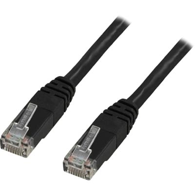 UTP-kabel TP Cat5e 10m, svart