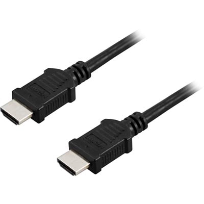 2m HDMI-kabel, v1.4+Ethernet, 19-pin hane-haner, 3D