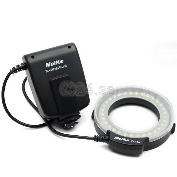 LED Macro Ringljus för Canon systemkameror