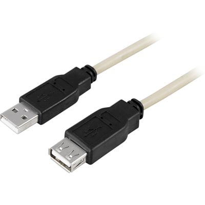 USB kabel Typ A hane - Typ A hona - 1m