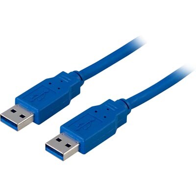 USB 3.0 kabel, Typ A hane - Typ A hane - 1m