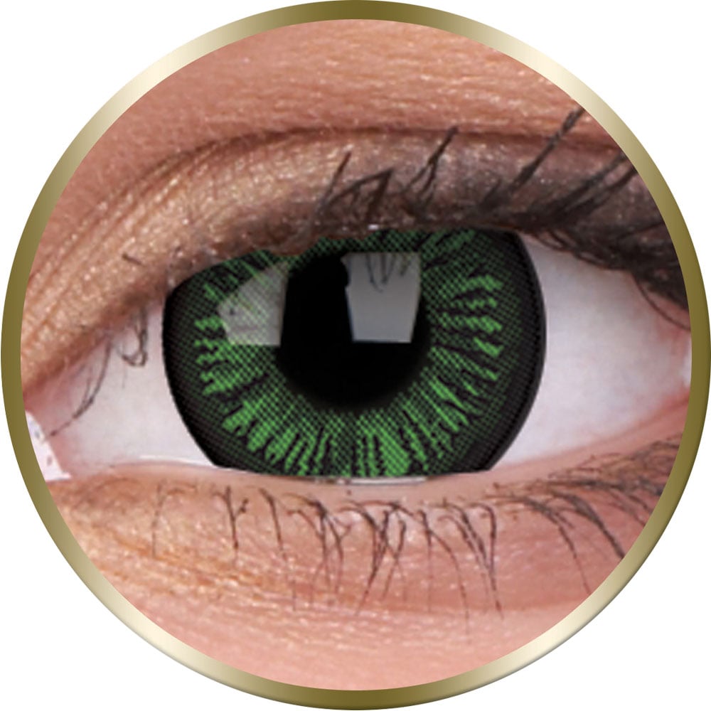 Färgade Linser Phantasee Big Eyes Grön