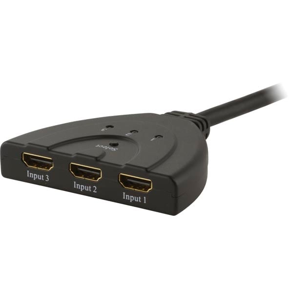 HDMI Pigtail Switch - 3 Portar