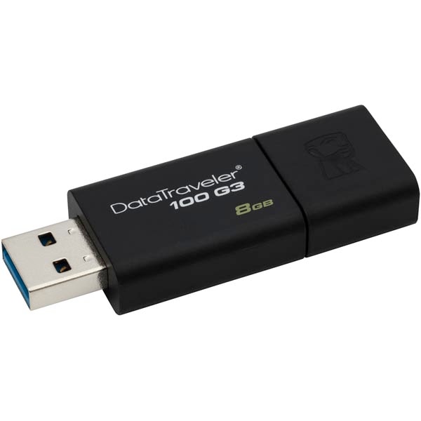 8GB Kingston USB-minne 3.0 DT100