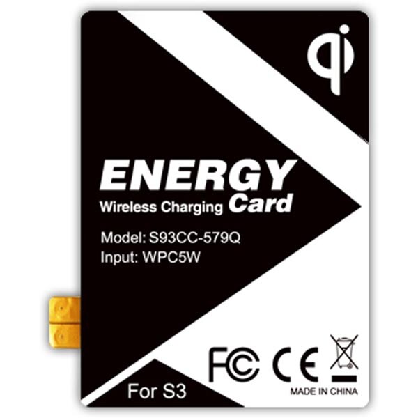 Qi Energy Card till Samsung Galaxy S3