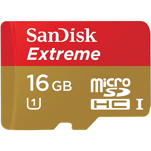 16GB Sandisk MicroSDHC Extreme UHS-I