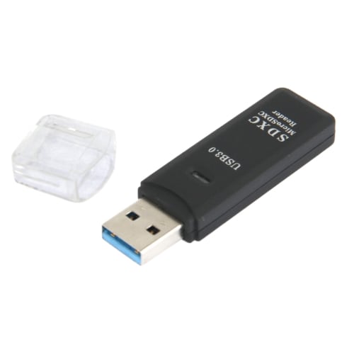 USB 3.0 kortläsare för Micro-SD och SD(HC) med hög dataöverföringshastighet
