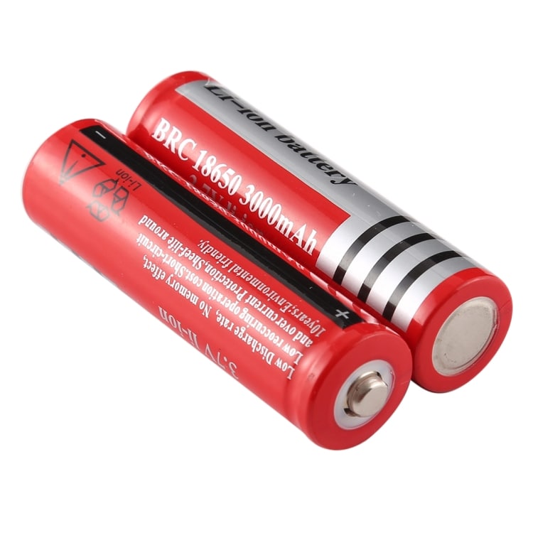 Batteri 18650 3000mAh 3.7V - 2-Pack