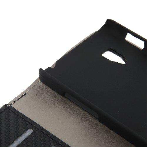 Flipfodral hållare & kreditkort till LG Optimus G - svart